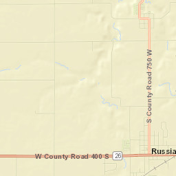 Russiaville Street Map