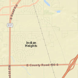 Indian Heights Street Map