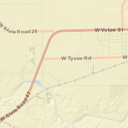 Jay County Street Map