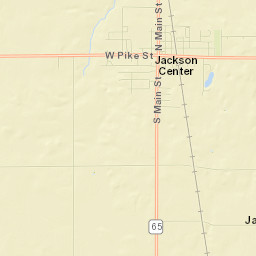Jackson Center Street Map