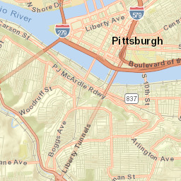 Pittsburgh Street Map