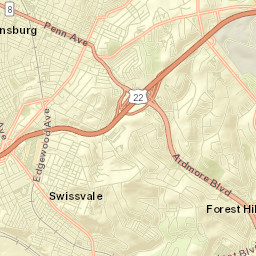 Forest Hills Street Map