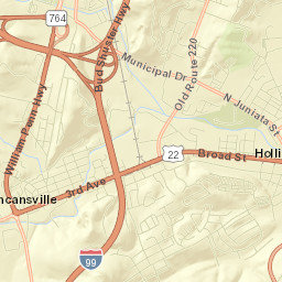 Duncansville Street Map