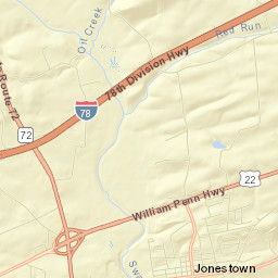 Jonestown Street Map
