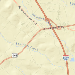 Spinnerstown Street Map