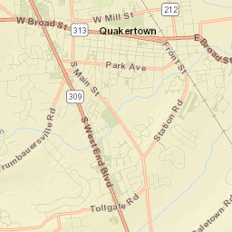 Quakertown Street Map