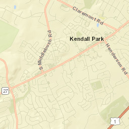 Kendall Park Street Map