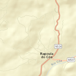 Rapoula do Côa Street Map