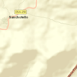 Sanchotello Street Map
