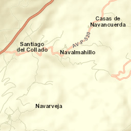 Santiago del Collado Street Map