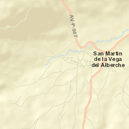 San Martín de la Vega del Alberche Street Map