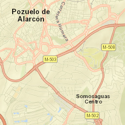 Pozuelo de Alarcón Street Map