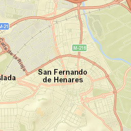 San Fernando de Henares Street Map