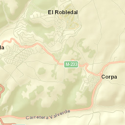 Corpa Street Map