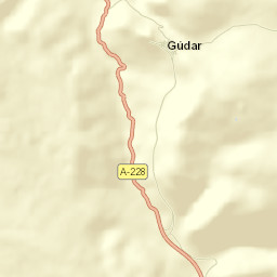 Gúdar Street Map