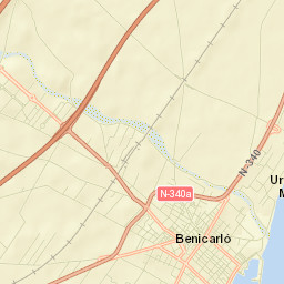 Benicarló Street Map