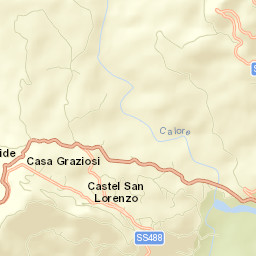 Castel San Lorenzo Street Map