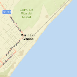 Marina di Ginosa Street Map