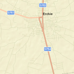 Erchie Street Map