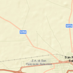 San Pancrazio Salentino Street Map