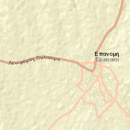 Epanomí Street Map