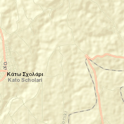 Káto Scholári Street Map