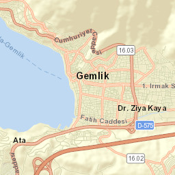 Gemlik Street Map
