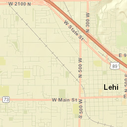 Lehi Street Map