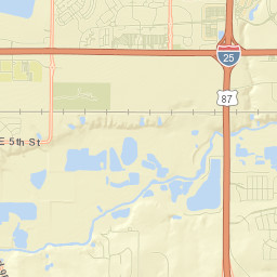 2733 East Eisenhower Boulevard, Loveland Street Map