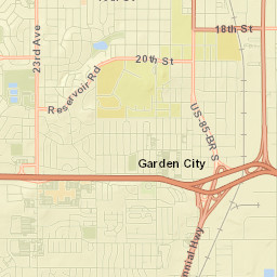 University of Northern Colorado Doubenmier Field South West P Street Map