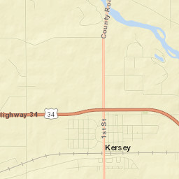 Kersey Street Map