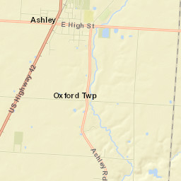 Ashley Street Map