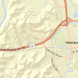 Uhrichsville Street Map