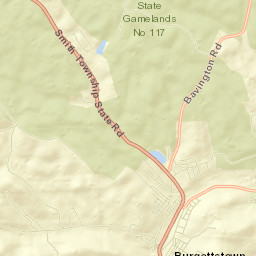 Burgettstown Street Map