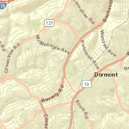 Dormont Street Map