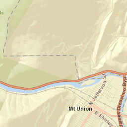 Mount Union Street Map