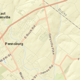 Pennsburg Street Map