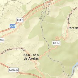 São João de Areias Street Map