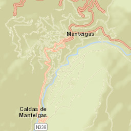 Manteigas Street Map