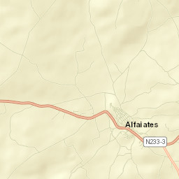 Alfaiates Street Map