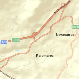 Vallejera de Riofrío Street Map