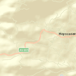 Hoyocasero Street Map