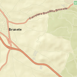 Brunete Street Map