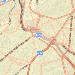 Provincia de Madrid Street Map