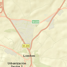 Loeches Street Map