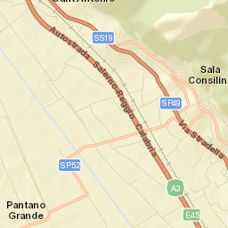 Sala Consilina Street Map
