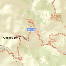 Gorgoglione Street Map