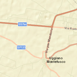 Uggiano Montefusco Street Map
