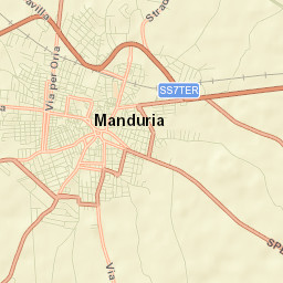 Manduria Street Map