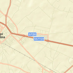 Campi Salentina Street Map